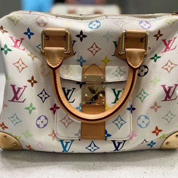 Louis Vuitton Monogram Multicolore Speedy 30 (White) - Picture 2 of 11
